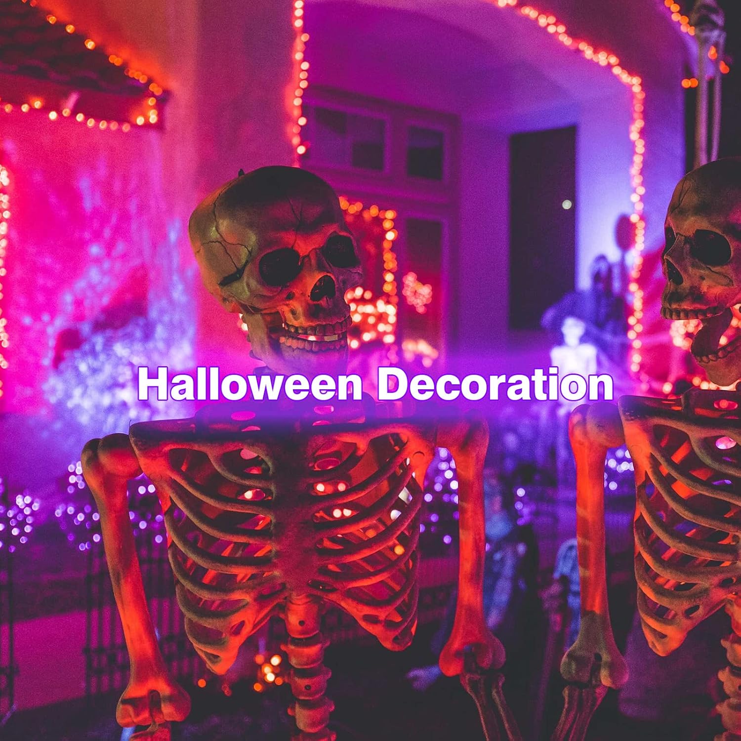 4 Pack A19 LED Black Light Bulbs,9W (100W Equivalent) E26 Base Dimmable Black Lights, UVA Level 385-400NM, Halloween Light Bulbs,Glow in The Dark,Fluorescent Poster, Body Paint,Neon Glow Party